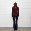 Weekend Max Mara Burgundy Cashmere Rollneck