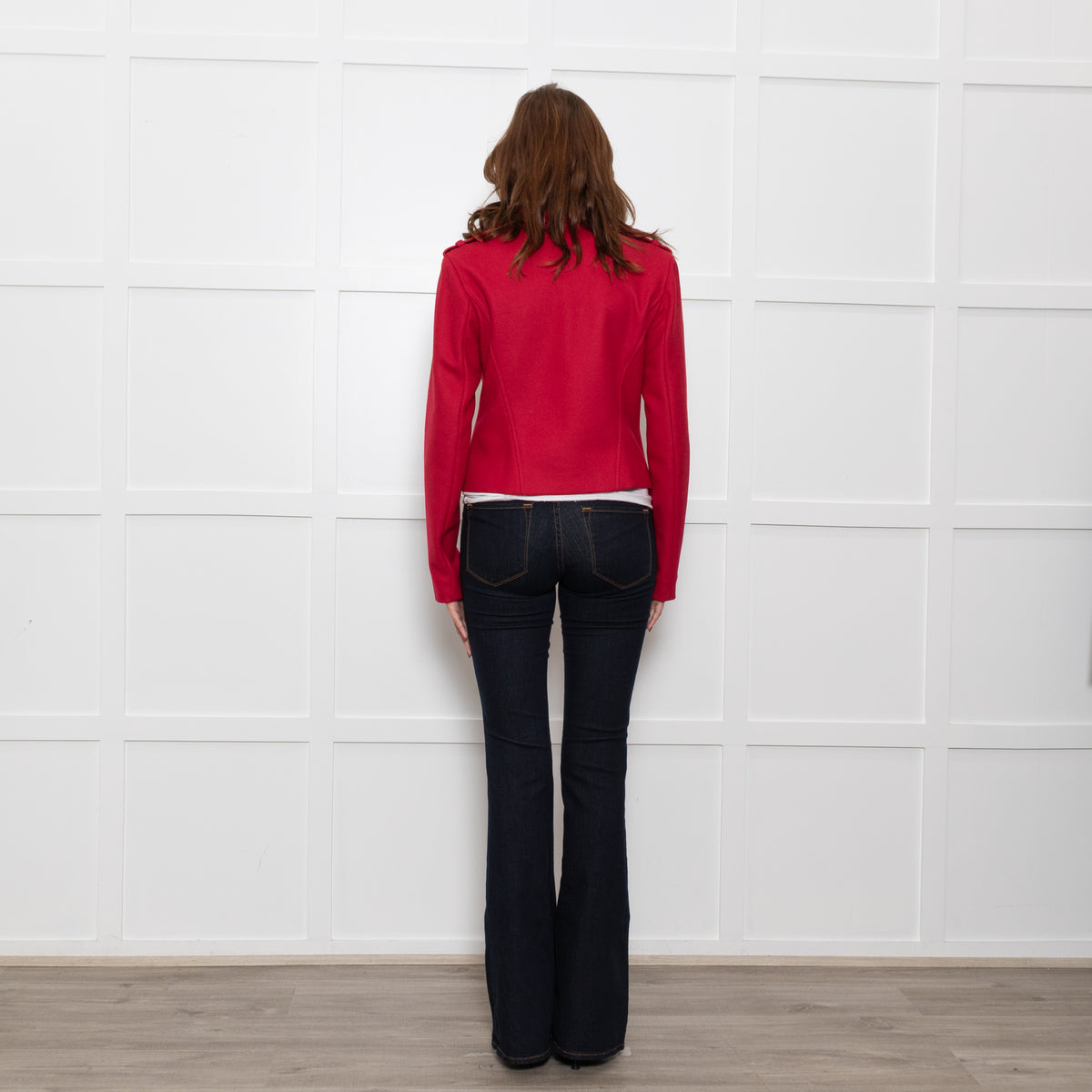Versus Versace Red Wool Jacket