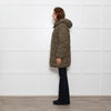 Zadig & Voltaire Green Oversized Puffer Hooded Coat