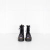 Dr Marten Molly Black  Fur Lined Glitter Platform Boots