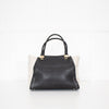 Chloe Alice Black And Cream Leather Bag