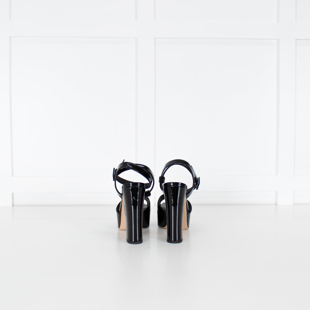 Giuseppe Zanotti Black Patent Platform Heels