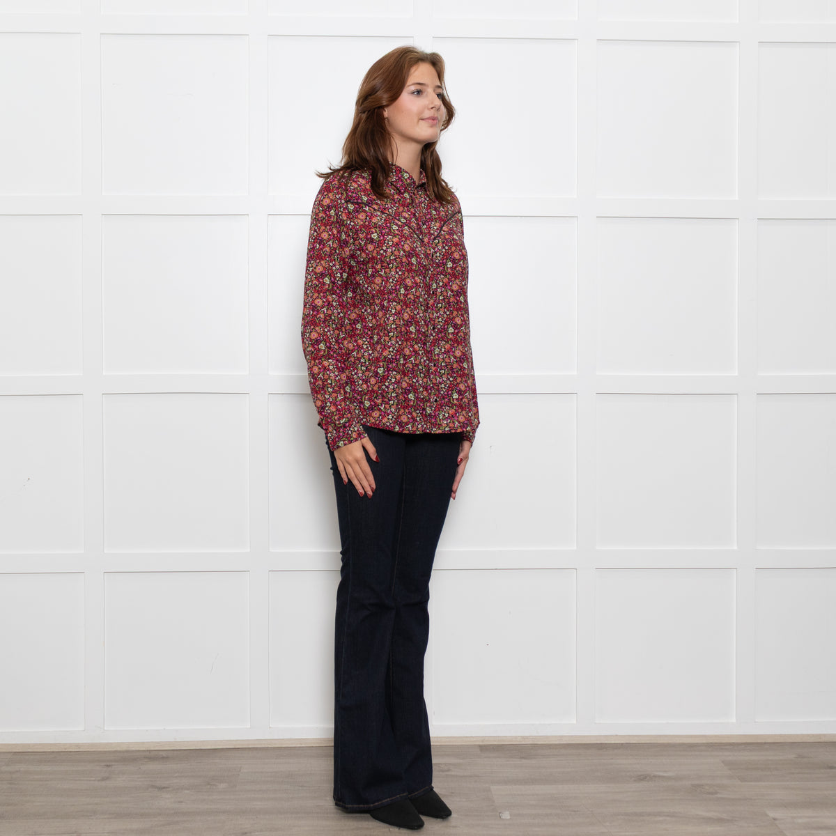 Ba & Sh Multicolour Floral Western Style Shirt