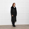 Max Mara Black Shearling Long Coat