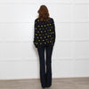 McQ Black And Yellow Swallows Print Blouse