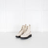 Alexander McQueen Cream Ankle Boots
