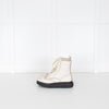 Alexander McQueen Cream Ankle Boots