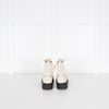 Alexander McQueen Cream Ankle Boots