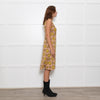 Kate Spade Pink Yellow Floral Knitted Sleeveless Dress