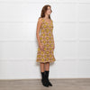 Kate Spade Pink Yellow Floral Knitted Sleeveless Dress