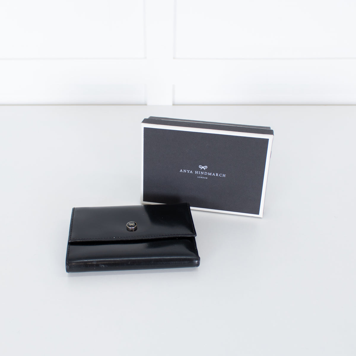 Anya Hindmarch Black Wallet