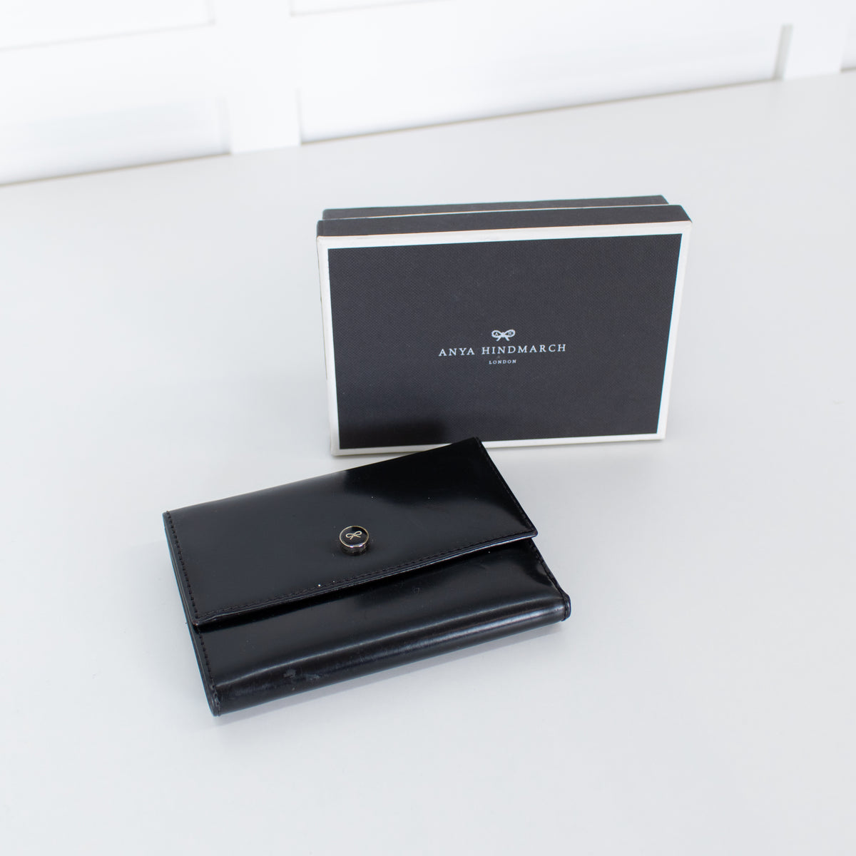 Anya Hindmarch Black Wallet