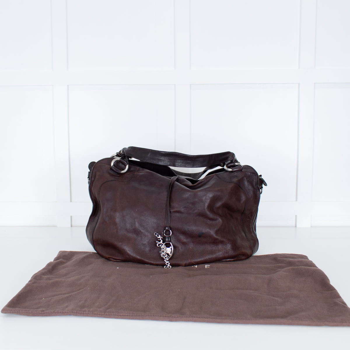 Celine Brown Leather Bittersweet Extra Large Bag