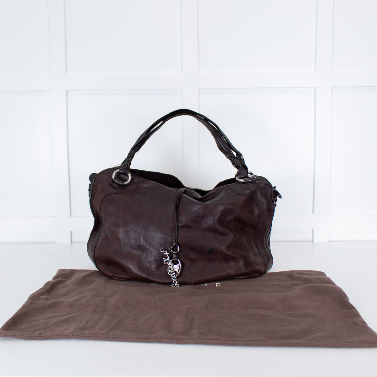 Celine Brown Leather Bittersweet Extra Large Bag