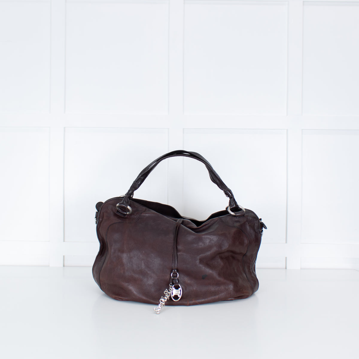 Celine Brown Leather Bittersweet Extra Large Bag