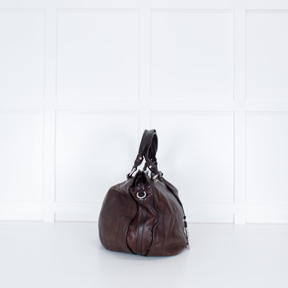 Celine Brown Leather Bittersweet Extra Large Bag