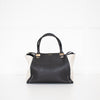 Chloe Alice Black And Cream Leather Bag