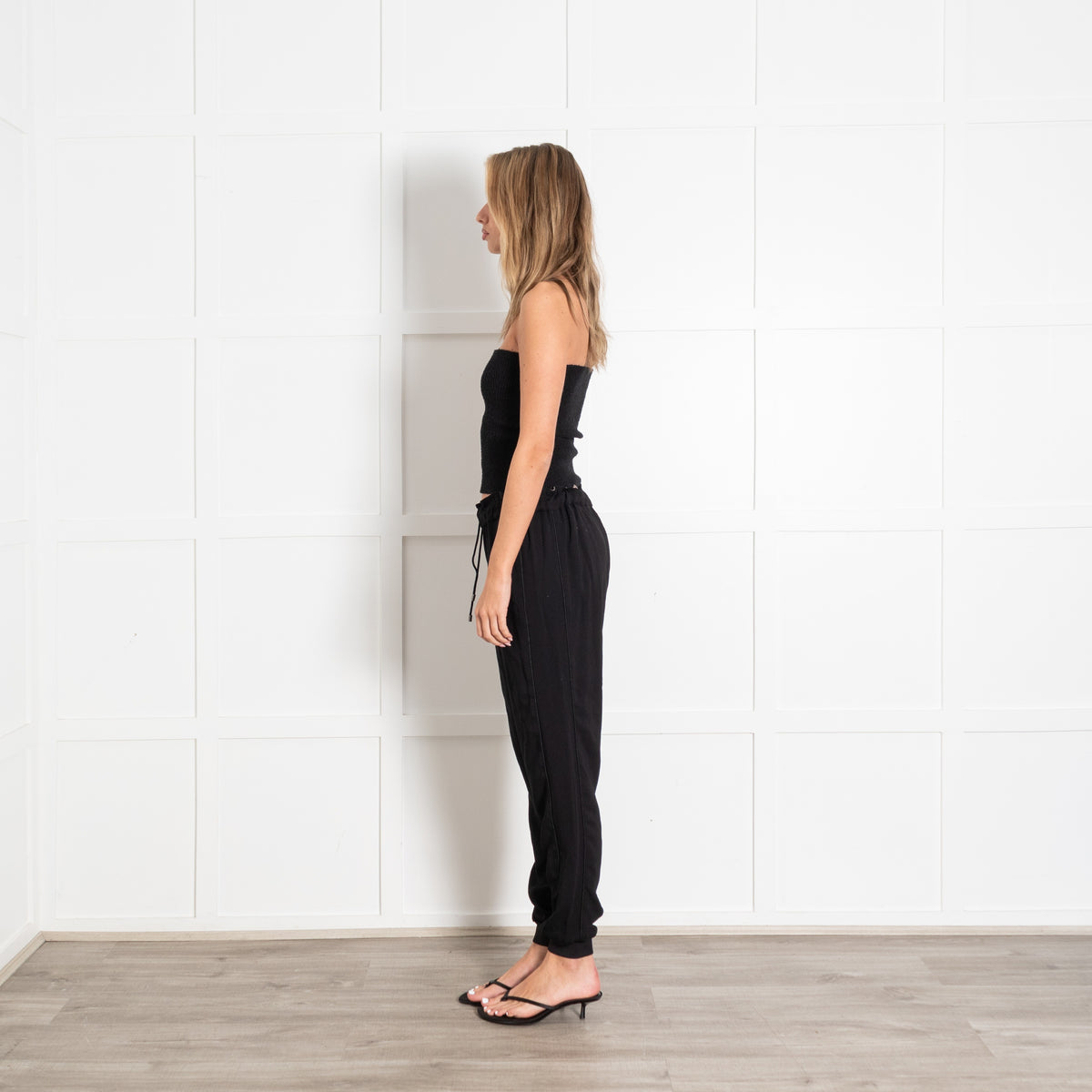Vaara Origin Black Drawstring Jogger Pants - Image 4