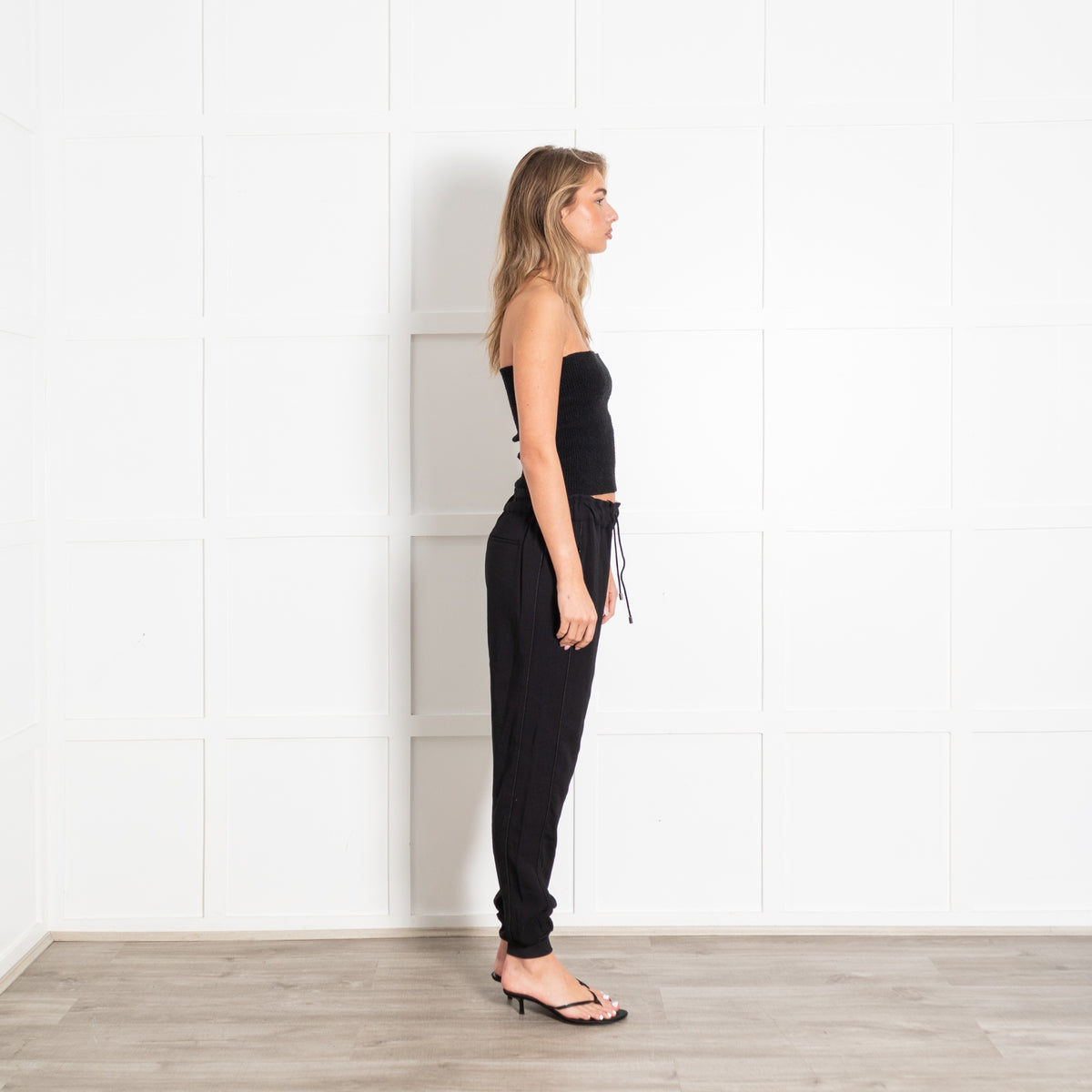Vaara Origin Black Drawstring Jogger Pants - Image 6
