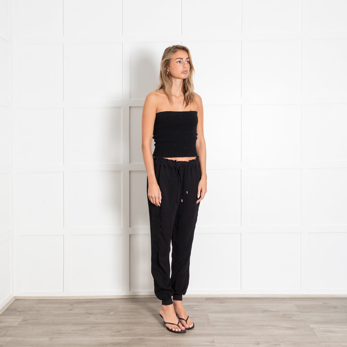 Vaara Origin Black Drawstring Jogger Pants - Image 7