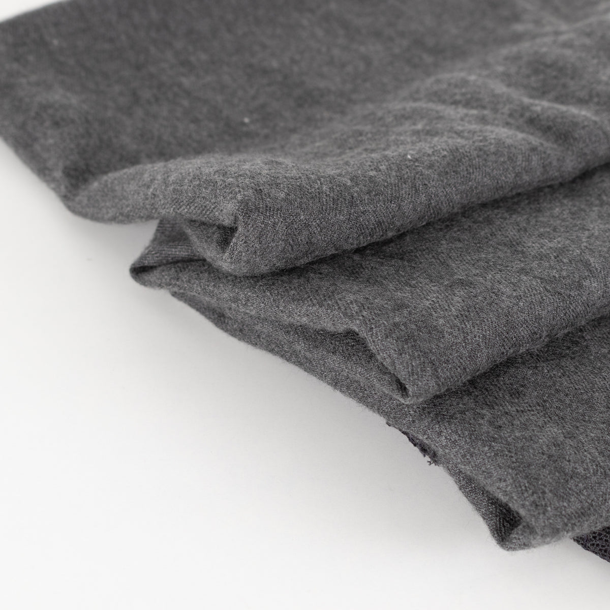 Valentino Garavani Grey Lace-Trim Cashmere Mix Scarf - Image 6