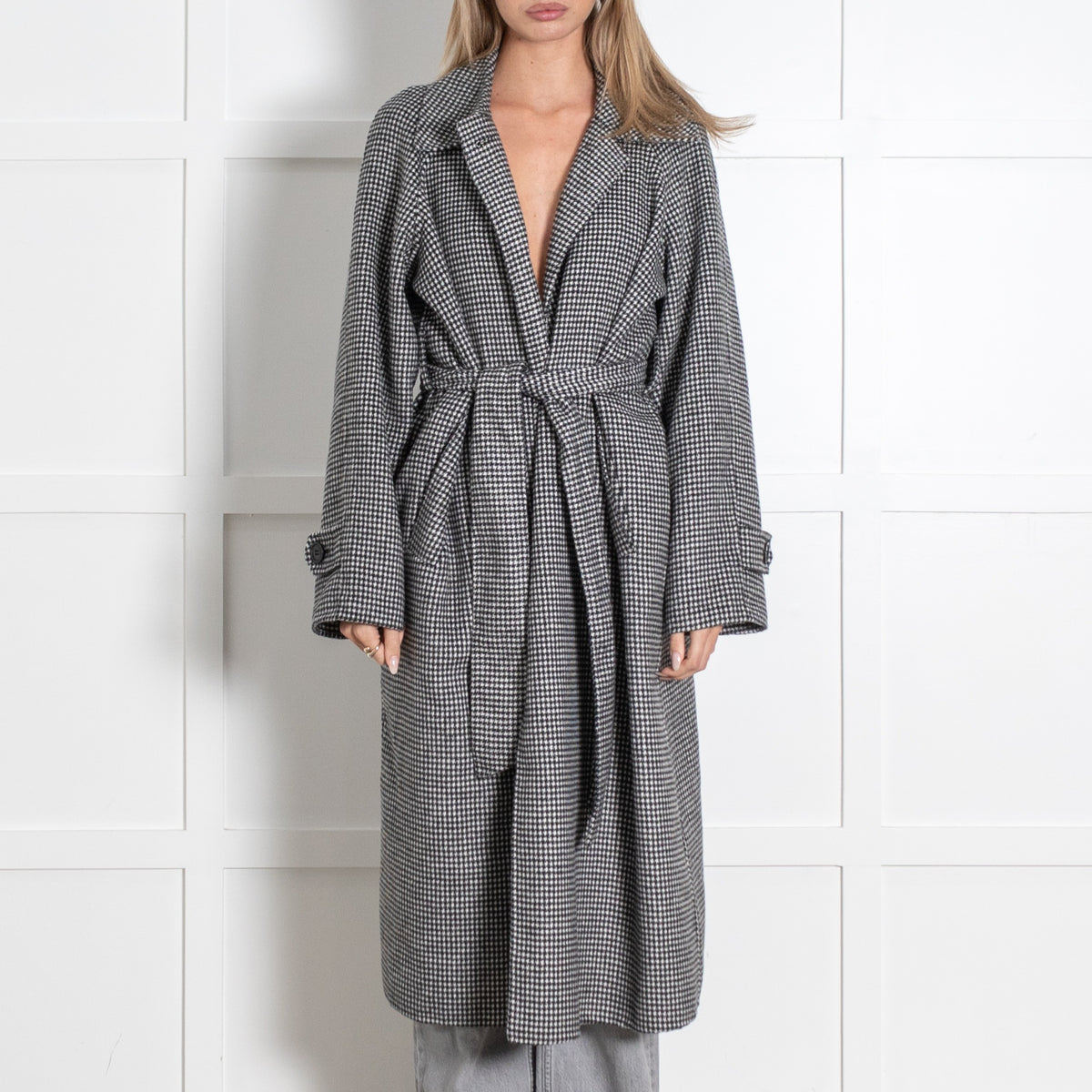Wool Blend Long Coat - Image 2