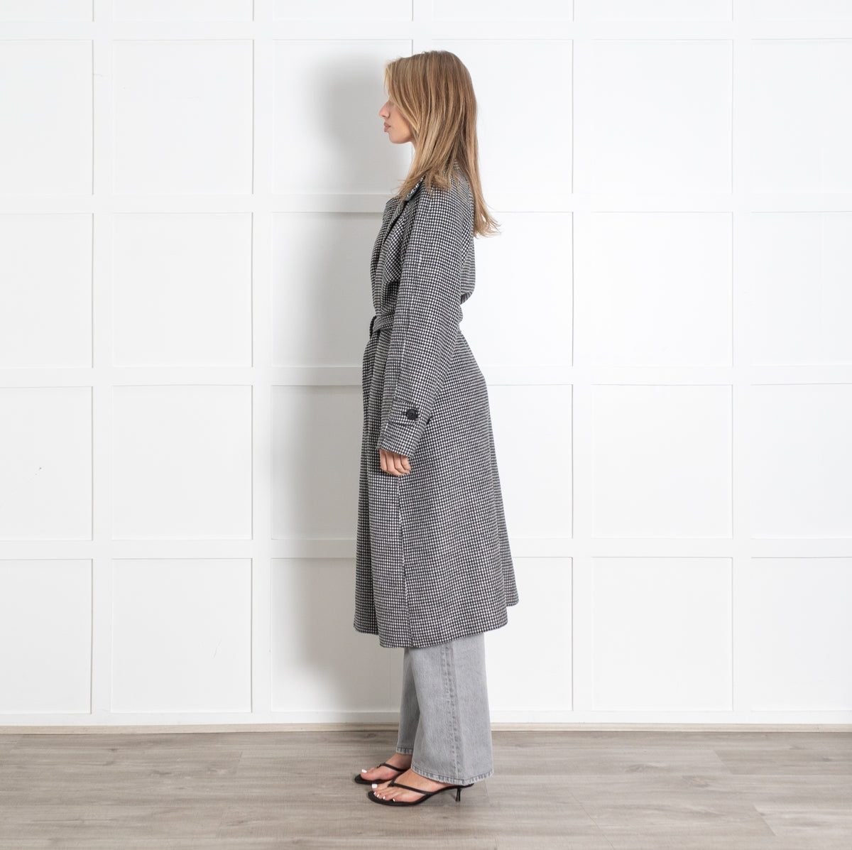 Wool Blend Long Coat - Image 4