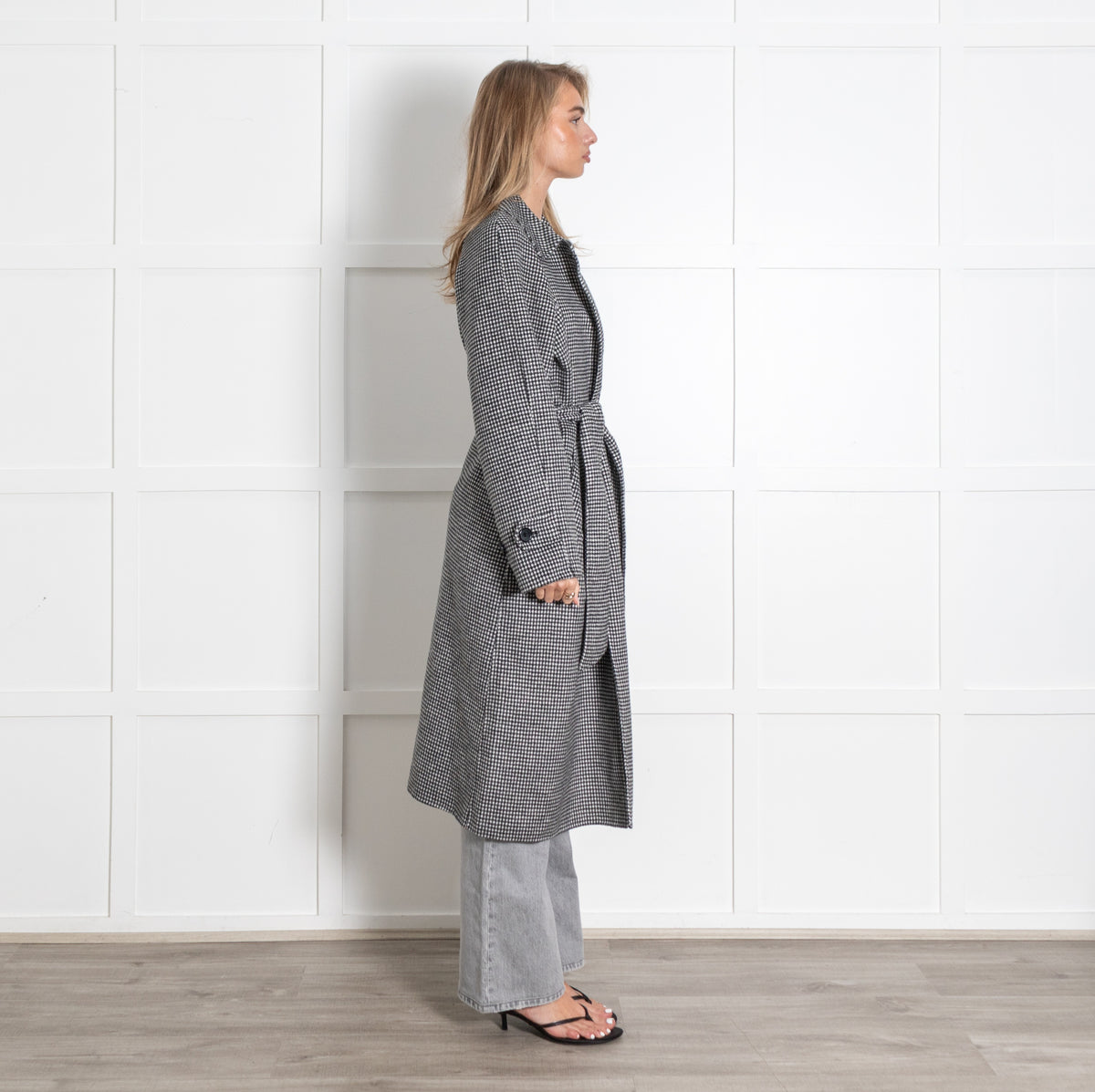 Wool Blend Long Coat - Image 6