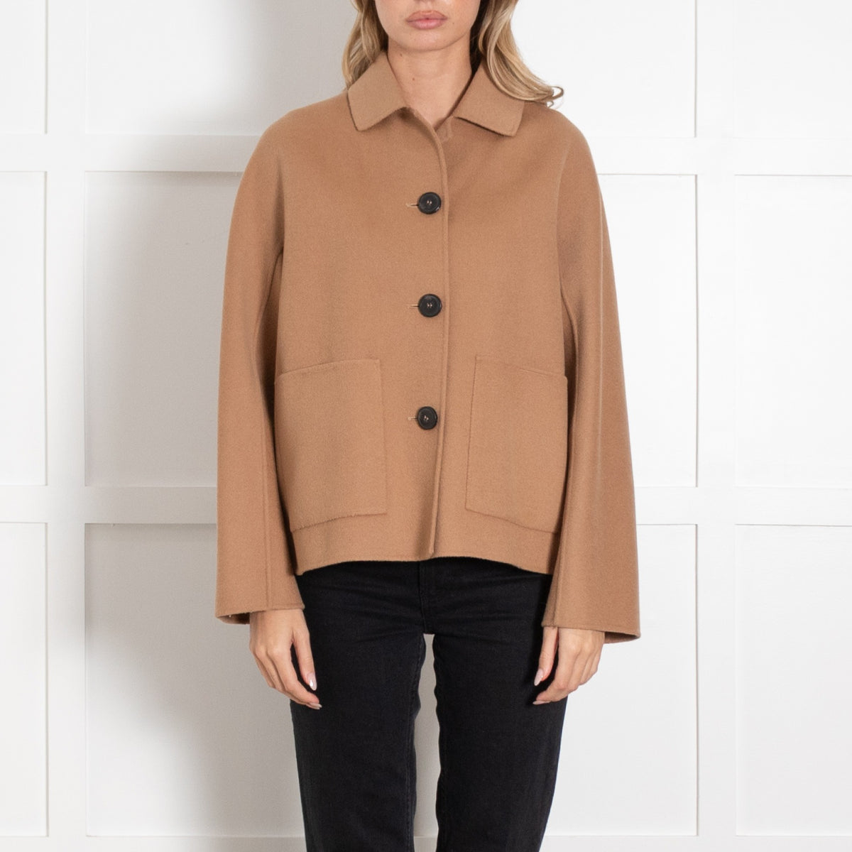 Weekend Max Mara Camel Wool Jacket - Image 2