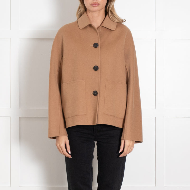 Weekend Max Mara Camel Wool Jacket - Image 2