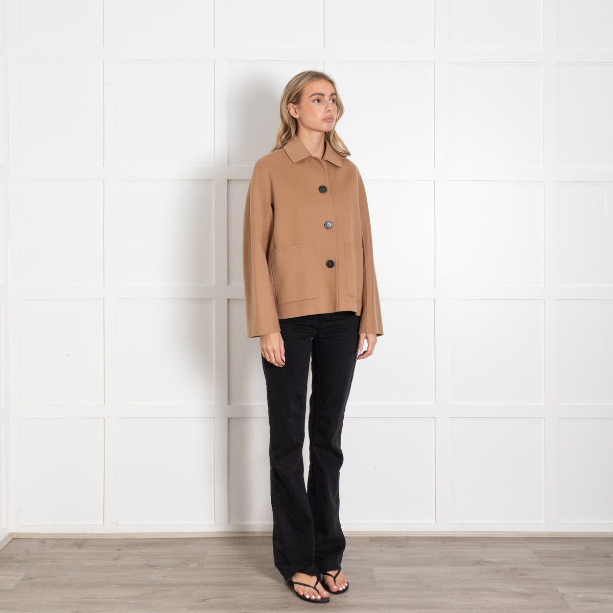 Weekend Max Mara Camel Wool Jacket - Image 7