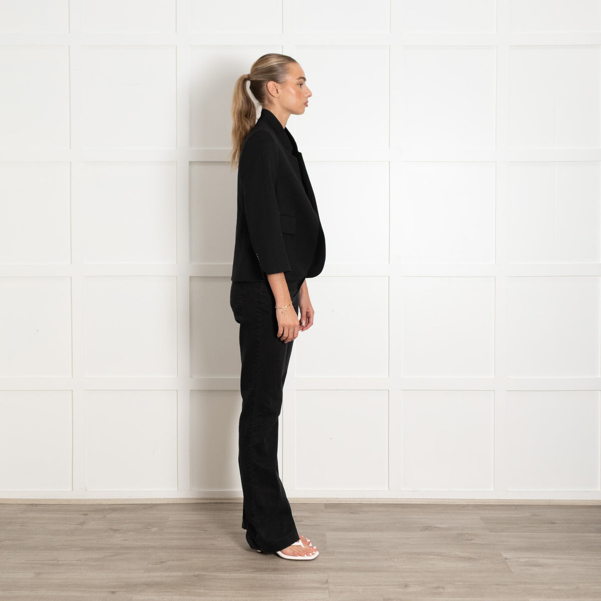 Zadig & Voltaire Preloved Black Wool Blazer UK 6 - Image 7