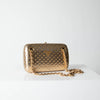 Prada Gold Box Clutch