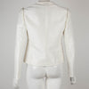 Valentino White Floral Embellished Short Jacket