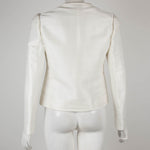 Valentino White Floral Embellished Short Jacket
