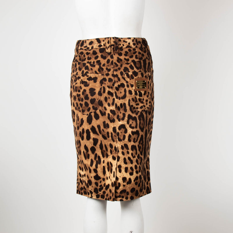 Dolce & Gabbana Leopard Skirt