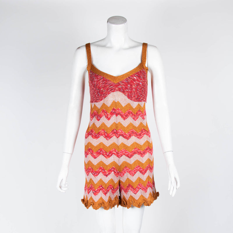 Missoni Orange Sparkle Playsuit