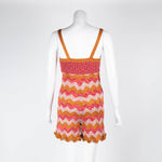 Missoni Orange Sparkle Playsuit