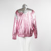 Pinko Metallic Pink Shell Jacket