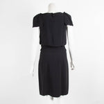 Prada Black Cup Sleeve Dress