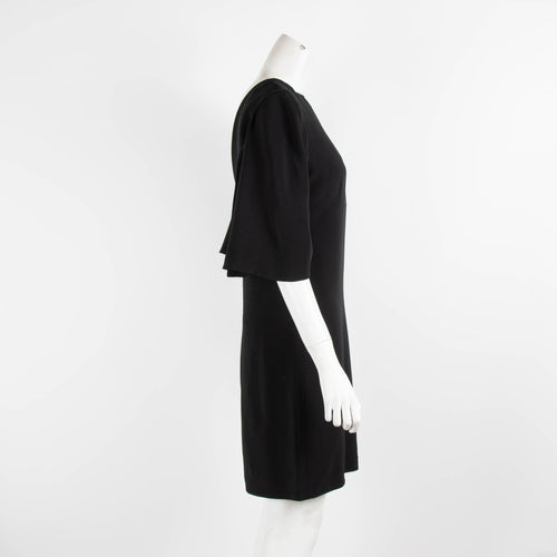 Miu Miu Short Black Cape Dress