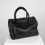 See By Chloe Black Leather Bowling Bag