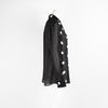 Moschino Black Polka Dot Tie Neck Blouse