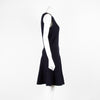 Victoria By Victoria Beckham Navy Knit Sleeveless Fit and Flare Dress