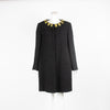 Moschino Cheap and Chic Black Boucle Jacket with Jewelled  Collar