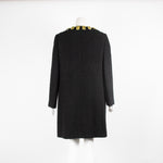 Moschino Cheap and Chic Black Boucle Jacket with Jewelled  Collar