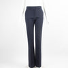 Victoria Beckham Navy Flared Trousers