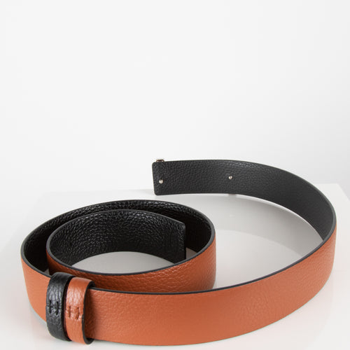Tods Tan Belt with Silver Buckle