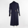 Tods Navy Wool Military Coat