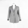 Weekend MaxMara Grey Check Boxy Blazer